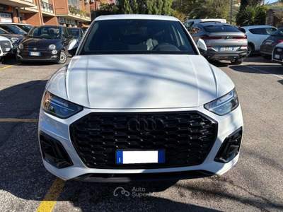 Audi Q5 Q5 Sportback  40 2.0 tdi  S line Plus quattro Bianco usata Castel Gandolfo