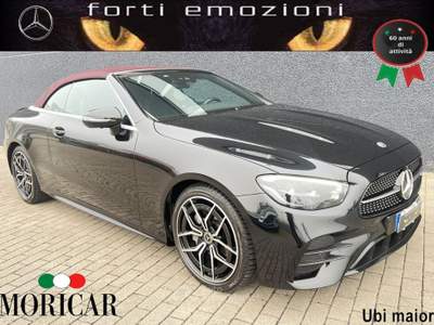 Mercedes-Benz Classe E E200 Mild hybrid Cabrio AMG PREMIUM Nero usata Gualtieri