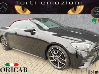 Mercedes-Benz Classe E E200 Mild hybrid Cabrio AMG PREMIUM Nero usata Gualtieri