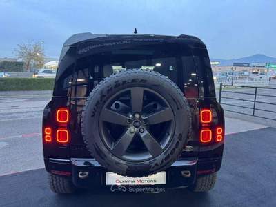 Land Rover Defender 90 D200 AWD NAVI LED BLACK PDC KAMERA PELLE Nero usata Ciampino