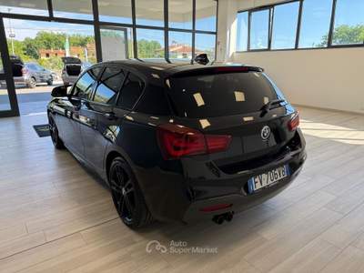 BMW Serie 1 120d 120d Msport Black shadow Nero usata Ausonia
