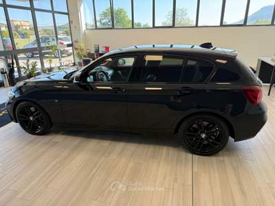 BMW Serie 1 120d 120d Msport Black shadow Nero usata Ausonia