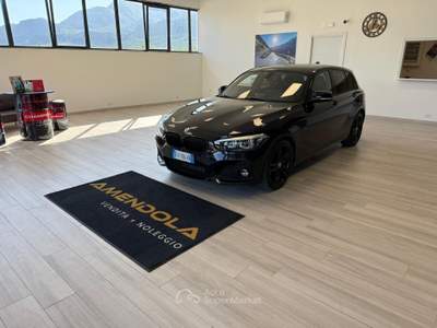 BMW Serie 1 120d 120d Msport Black shadow Nero usata Ausonia