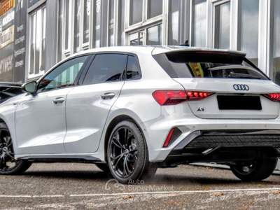 Audi A3 1.5 tfsi mhev S line edition 150cv s-tronic Bianco usata Seveso