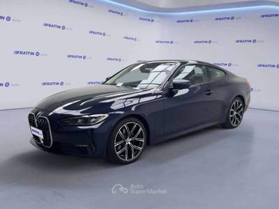 BMW Serie 4 420d 420d 48v Xdrive Coupé Sport Blu/Azzurro usata Cassola