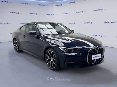 BMW Serie 4 420d 420d 48v Xdrive Coupé Sport Blu/Azzurro usata Cassola