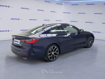 BMW Serie 4 420d 420d 48v Xdrive Coupé Sport Blu/Azzurro usata Cassola