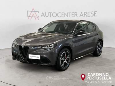 Alfa Romeo Stelvio 2.2 Turbodiesel 210 CV AT8 Q4 Veloce Grigio usata Milano