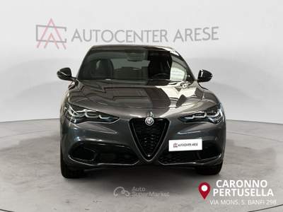 Alfa Romeo Stelvio 2.2 Turbodiesel 210 CV AT8 Q4 Veloce Grigio usata Milano