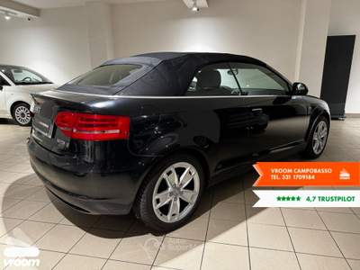 Audi A3 A3 Cabrio 1.6 TDI 105 CV CR Ambition Nero usata Campobasso