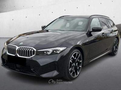 BMW Serie 3 330d 330 330d Touring mhev 48V xdrive MSport Pro auto 2025 Nero usata Lanuvio