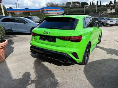Audi RS 3 RS3 Sportback 2.5 tfsi quattro s-tronic/MY 2025/ Verde usata Lanuvio