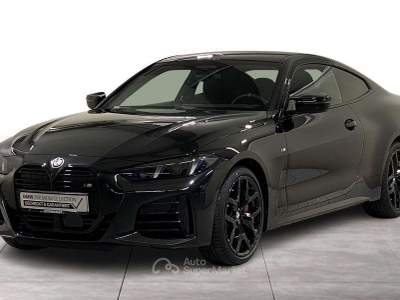 BMW Serie 4 440i 440 M440i Coupe mhev 48V xdrive MSport Pro 374cv auto Nero usata Lanuvio