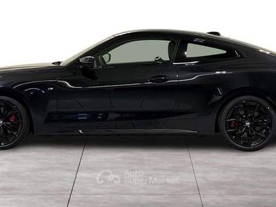 BMW Serie 4 440i 440 M440i Coupe mhev 48V xdrive MSport Pro 374cv auto Nero usata Lanuvio