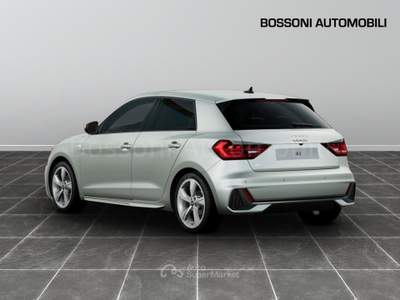 Audi A1 sportback 30 1.0 tfsi 116cv identity black s tronic Argento usata Cremona