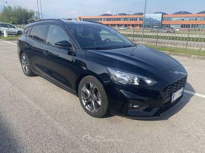 Ford Focus SW ST-Line 1.0 EcoBoost 125CV S&S Manuale Nero usata Crocetta del Montello