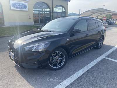 Ford Focus SW ST-Line 1.0 EcoBoost 125CV S&S Manuale Nero usata Crocetta del Montello
