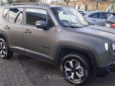 Jeep Renegade 1.3 T4 240CV PHEV 4xe AT6 Trailhawk VERDE OPACO Verde usata Roma