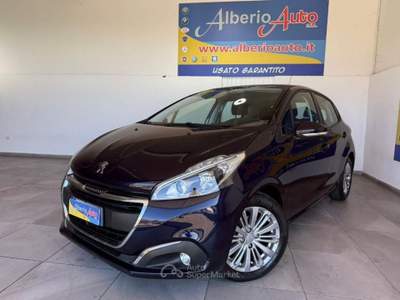 Peugeot 208 1° serie BlueHDi 75 5 porte Allure Blu/Azzurro usata ADRANO