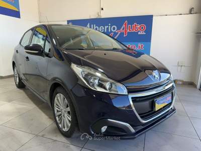 Peugeot 208 1° serie BlueHDi 75 5 porte Allure Blu/Azzurro usata ADRANO