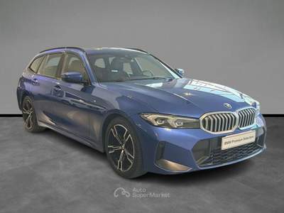 BMW Serie 3 320d 320d Touring mhev 48V Msport auto Blu/Azzurro usata Trento