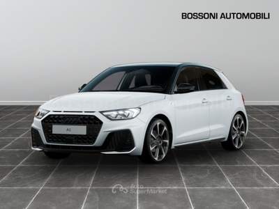 Audi A1 sportback 30 1.0 tfsi 116cv identity black s tronic Bianco usata Cremona