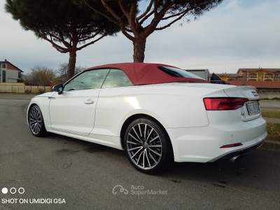 Audi A5 Cabrio 2.0 Tfsi 252cv 4x4/FULL OPTIONAL Bianco usata Leini