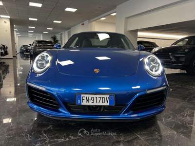 Porsche 911 991 Power Kit X51 - 3.0 Carrera 4S Coupé - CARBO CHRONO Blu/Azzurro usata Villa Carcina