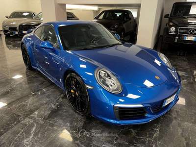 Porsche 911 991 Power Kit X51 - 3.0 Carrera 4S Coupé - CARBO CHRONO Blu/Azzurro usata Villa Carcina