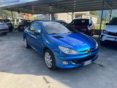 Peugeot 206 206 CC CC 1.6 16v c/abs Blu/Azzurro usata Sassano