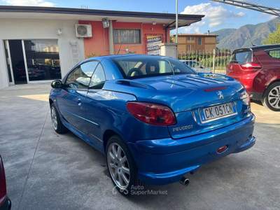 Peugeot 206 206 CC CC 1.6 16v c/abs Blu/Azzurro usata Sassano