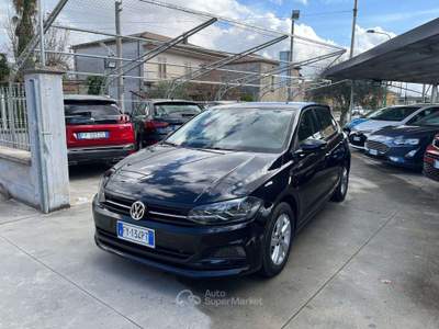 Volkswagen Polo Polo VI 2017 5p 1.6 tdi Comfortline 95cv Nero usata Sassano