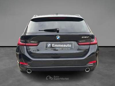 BMW Serie 3 318d 318 d 48V Nero usata LECCE