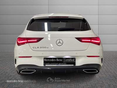 Mercedes-Benz CLA  - cla shooting brake 200 d amg line Bianco usata Montecosaro