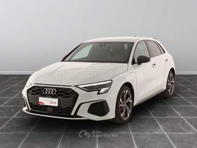Audi A3 sportback 45 1.4 tfsi e s line edition s tronic Bianco usata Brescia