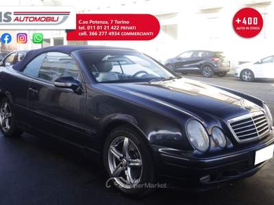 Mercedes-Benz CLK Mercedes-Benz CLK 200 GPL Kompressor cat Cabrio Elegance Evo  Unicoproprietario ISCRITTA ASI Blu/Azzurro usata Torino