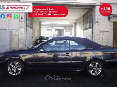 Mercedes-Benz CLK Mercedes-Benz CLK 200 GPL Kompressor cat Cabrio Elegance Evo  Unicoproprietario ISCRITTA ASI Blu/Azzurro usata Torino