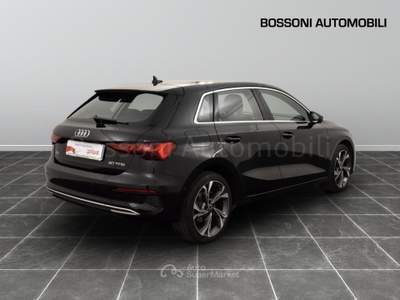 Audi A3 sportback 30 1.0 tfsi mhev business advanced s tronic Nero usata Cremona