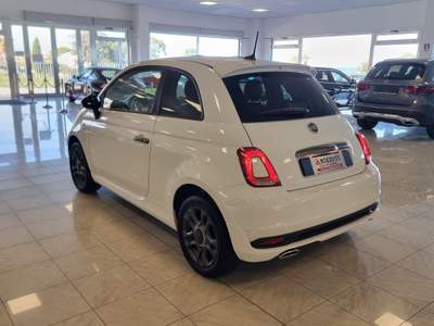 Fiat 500 FIAT 500 S 1.2 69cv Euro 6B Bianco usata MANDATORICCIO