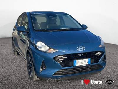 Hyundai i10 III 2023 1.0 econext Gpl Connectline Blu/Azzurro usata Roma