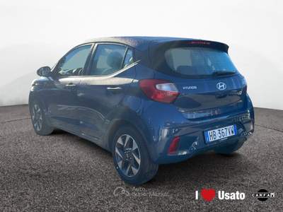 Hyundai i10 III 2023 1.0 econext Gpl Connectline Blu/Azzurro usata Roma