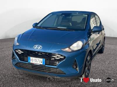 Hyundai i10 III 2023 1.0 econext Gpl Connectline Blu/Azzurro usata Roma