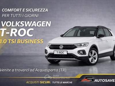 Volkswagen T-Roc 1.0 TSI Business BlueMotion Technology Bianco usata Acquasparta