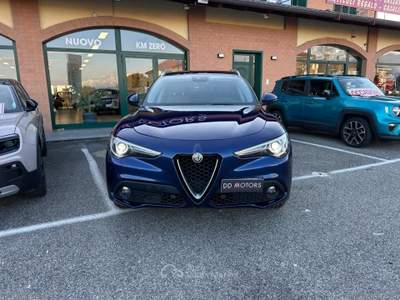 Alfa Romeo Stelvio Stelvio 2.2 T.diesel 210 CV AT8 Q4 Exec. CAMBIO AUTOMATICO/GANCIO TRAINO Blu/Azzurro usata Villanova Canavese