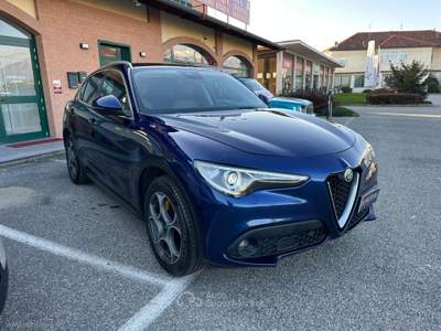 Alfa Romeo Stelvio Stelvio 2.2 T.diesel 210 CV AT8 Q4 Exec. CAMBIO AUTOMATICO/GANCIO TRAINO Blu/Azzurro usata Villanova Canavese