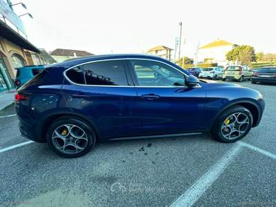 Alfa Romeo Stelvio Stelvio 2.2 T.diesel 210 CV AT8 Q4 Exec. CAMBIO AUTOMATICO/GANCIO TRAINO Blu/Azzurro usata Villanova Canavese