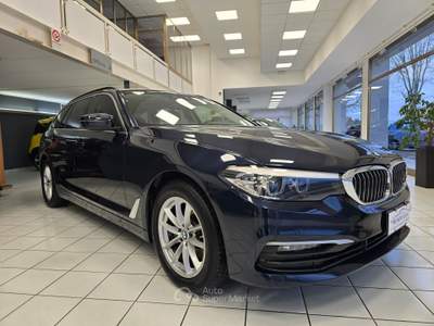 BMW Serie 5 520d 48V Touring Business Blu/Azzurro usata Rovigo