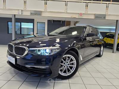 BMW Serie 5 520d 48V Touring Business Blu/Azzurro usata Rovigo