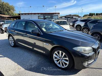 BMW Serie 5 520d 520 520d Touring Futura TAGLIANDI Grigio usata Roma