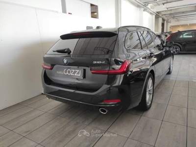 BMW Serie 3 318d Serie 3(g20/1-80/1) - 318d 48v touring Nero usata LEGNANO